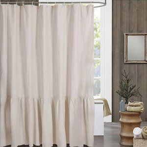 Elegant Cream Shower Curtain